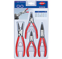 KNIPEX Sada kleští na pojistné kroužky 4ks 002003V02