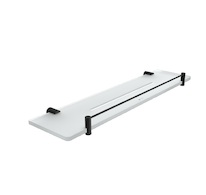 Nimco BORMO ČERNÁ Černá police IXI s ohrádkou, 50 cm BRC X450-X-90