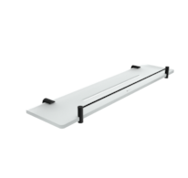 Nimco BORMO ČERNÁ Černá police IXI s ohrádkou, 50 cm BRC X450-X-90