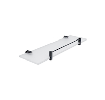 Nimco BORMO ČERNÁ Černá police s ohrádkou, 40 cm BRC 11091BX-40-90