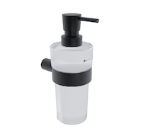 Nimco BORMO ČERNÁ Černý dávkovač tekutého mýdla, pumpička mosaz BRC 11031W-T-90