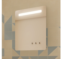 Nimco OBDELNÍKOVÁ - OBLÉ ROHY LED zrcadlo 60 x 80 ZP 2002