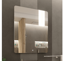 Nimco OBDELNÍKOVÁ - OBLÉ ROHY LED zrcadlo 600x800 s dotykovým senzorem ZP 25002V