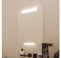 Nimco OBDELNÍKOVÁ - OBLÉ ROHY LED zrcadlo 600x800 se dvěma dotykovými senzory ZP 22002VX