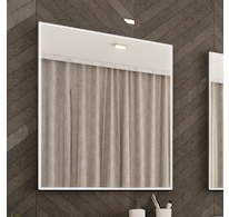 Nimco OBDELNÍKOVÁ - OSTRÉ ROHY Černé LED zrcadlo 600x800 ZPC 13002-90