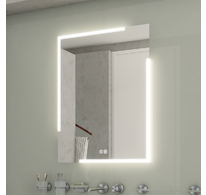 Nimco OBDELNÍKOVÁ - OSTRÉ ROHY LED zrcadlo 600x800 se dvěma dotykovými senzory ZP 14002VX