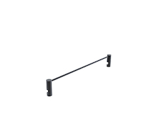 Nimco UNIX ČERNÁ Ohrádka k poličce, 25 cm UNC 1001S-25-90