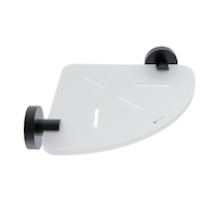 Nimco UNIX ČERNÁ Rohová police IXI UNC X208-90