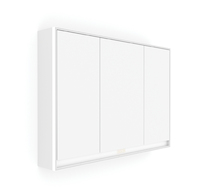 Nimco ZRCADLOVÉ SKÍNĚ Bílá LED podsvícená zrcadlová skříňka 1000. GAB 10004VX-05