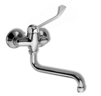 Novaservis Dřezová baterie 100 mm lékařská páka Metalia 55 chrom 55074L/T,0