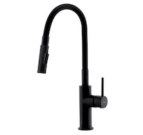 Novaservis Dřezová senzorová baterie s flexi ramenem Distanza, černá BDZ4BBL