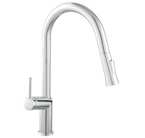 Novaservis Dřezová teleskopická baterie se sprškou Cumulus, chrom BCU8