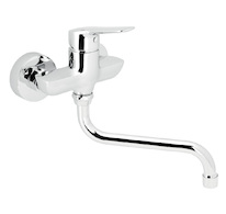 Novaservis Dřezová umyvadlová baterie 100 mm Metalia 54, chrom 54074/T,0