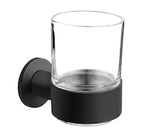 Novaservis Držák kartáčků SMILE, černá ASM03BL