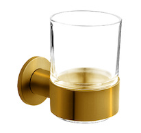 Novaservis Držák kartáčků SMILE, kartáčované zlato ASM03BG