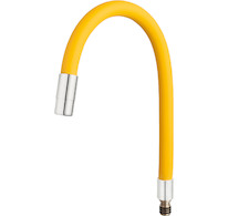 Novaservis Elastické rameno k baterii 70710, žlutá-chrom W100C-B