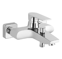 Novaservis Nástěnná vanová baterie bez příslušenství ALGEO SQUARE chrom BAQ1