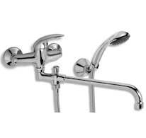 Novaservis Paneláková baterie 150 mm lékařská páka Metalia 55 chrom 55036L,0