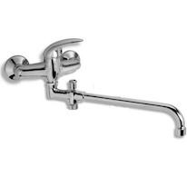 Novaservis Paneláková baterie bez příslušenství 150 mm Metalia 55 chrom 55036/1,0