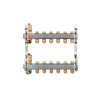 Novaservis Rozdělovač nerez s regulačními mechanickými ventily 8 okruhů SN-RO08S