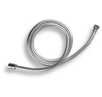 Novaservis Sprchová hadice plastová, stříbrná 120cm SILVER/120,0
