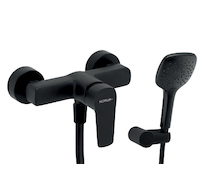 Novaservis Sprchová nástěnná baterie METALIA 58 ECO+, 150 mm, černá 58061,5