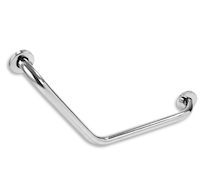 Novaservis Úhlové držadlo s krytkami 400 x 400 mm leštěná nerez R66404,44