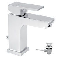 Novaservis Umyvadlová baterie s výpustí EDGE chrom 36001,0