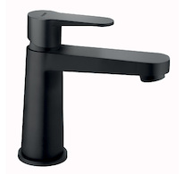 Novaservis Umyvadlová baterie s výpustí Nostris, černá BNS2BL