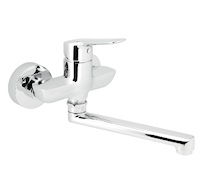 Novaservis Umyvadlová dřezová baterie 100 mm Metalia 54 ECO, chrom 54077,0E