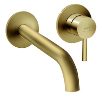 Novaservis Umyvadlová nástěnná pod. baterie Ciriculus,kartáčované zlato BCK3PABG