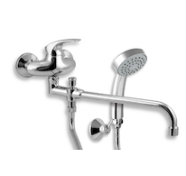 Novaservis Vanová paneláková baterie 100 mm Metalia 57 chrom 57037,0