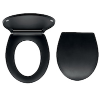 Novaservis WC sedátko, duroplast černá matná, panty tvrzený plast WC/BLACK