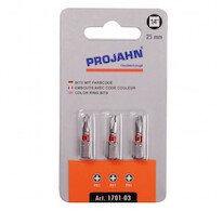 PROJAHN Bit barevný PH2x75mm 3ks/bal 1802-03