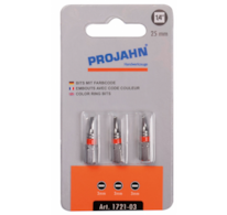 PROJAHN Bit barevný plochý 6x75mm 3ks/bal 1824-03