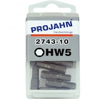 PROJAHN Bit inbus 5/25mm 10ks/bal 2743-10