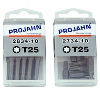 PROJAHN Bit T50 25mm 10ks/bal 1/4 2772-10