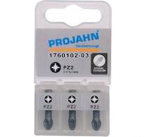 PROJAHN Sada torzních bitů PZ2x25mm (3ks) 1760102-03