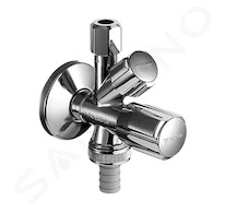 Schell Comfort - Kombinovaný rohový ventil, chrom 035450699