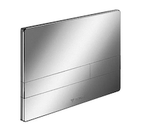 Schell Podomítkové splachovací nádrže - Ovládací deska k WC, matný chrom 032856499