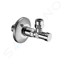 Schell Rohové ventily - Rohový regulační ventil se zabezpečeným ovládáním, prodloužený, chrom 054060699