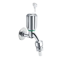 Schell Secur - Výtokový ventil, uzamykatelný, chrom 035740699