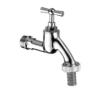 Schell Zahradní ventily - Výtokový ventil, chrom 034050699