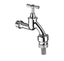 Schell Zahradní ventily - Výtokový ventil, matný chrom 034170399