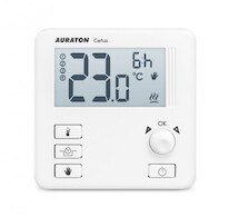 Termostat AURATON 3013 (Cetus), manuální s nastavitelným nočním poklesem