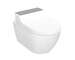Geberit AquaClean - Elektronický bidet Tuma Comfort s keramikou, závěsný, TurboFlush, SoftClosing, KeraTect, sklo/černá 146.290.