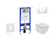 Geberit Duofix - Modul pro závěsné WC s tlačítkem Sigma20, bílá/lesklý chrom + Ideal Standard Tesi - WC a sedátko 111.355.00.5 N