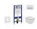 Geberit Duofix - Modul pro závěsné WC s tlačítkem Sigma50, alpská bílá + Ideal Standard Tesi - WC a sedátko 111.300.00.5 NF8