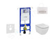 Geberit Duofix - Modul pro závěsné WC s tlačítkem Sigma50, alpská bílá + Ideal Standard Tesi - WC a sedátko 111.355.00.5 NF8