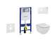 Geberit Duofix - Set předstěnové instalace, klozetu a sedátka Ideal Standard Tesi, tlačítka Sigma01, alpská bílá 111.300.00.5 NF